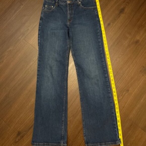 1990s Women's Lawman High-Waisted Boot Cut Jean Sz. 7/8 - Picture 3 of 11